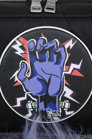 FRANKENSTEIN Fabric Backpack with Patch