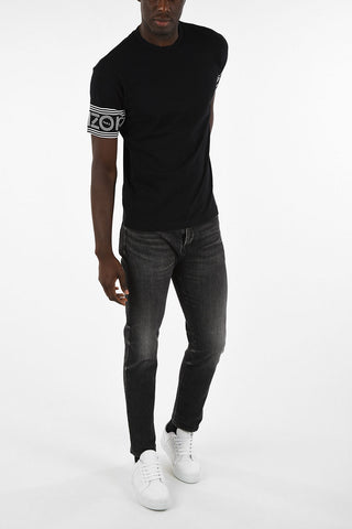 T-shirt Oversize Con Profili Logati
