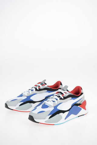 Fabric RS-X PUZZLE Sneakers with Leather Insert
