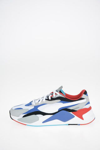 Fabric RS-X PUZZLE Sneakers with Leather Insert