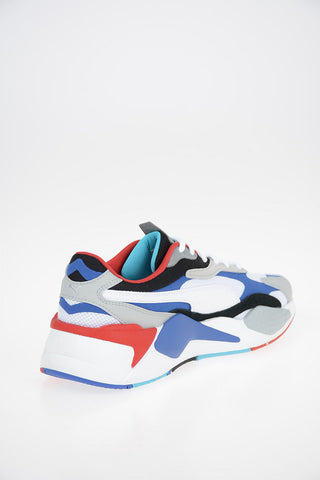 Fabric RS-X PUZZLE Sneakers with Leather Insert