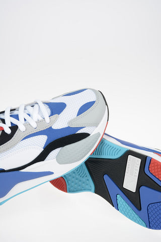Fabric RS-X PUZZLE Sneakers with Leather Insert