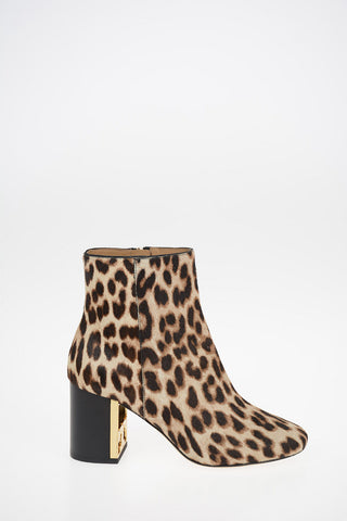 7cm horsehair Cheetah-Print GIGI Booties