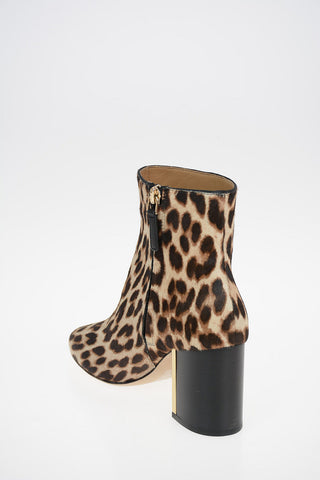 7cm horsehair Cheetah-Print GIGI Booties