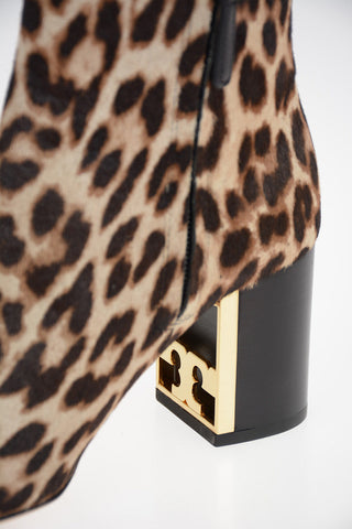 7cm horsehair Cheetah-Print GIGI Booties