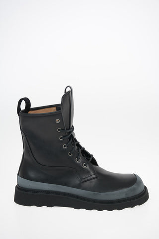 leather Combat boots