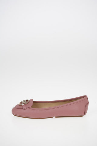 MICHAEL leather LILLIE MOC Ballet flats