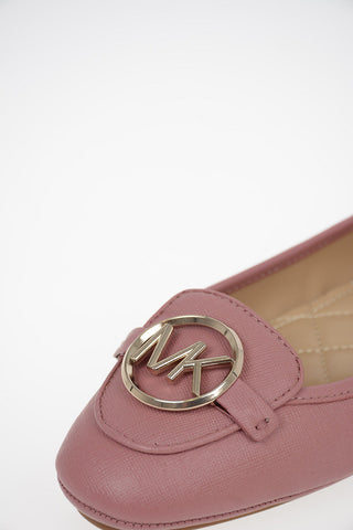 MICHAEL leather LILLIE MOC Ballet flats