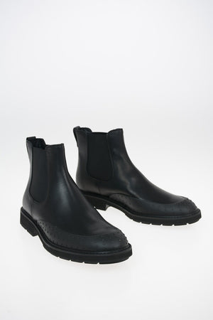 leather Chelsea boots