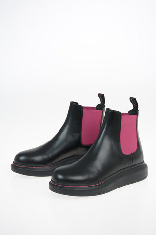 leather Chelsea boots