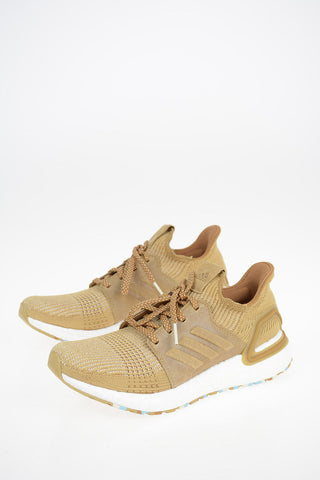 UNIVERSAL WORKS. Fabric U.W ULTRABOOST 19 sneakers with suede Leather detail