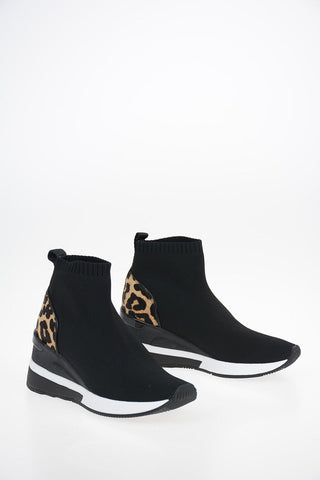 MICHAEL Fabric SKYLER Sock Sneakers with horsehair applications