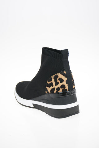 MICHAEL Fabric SKYLER Sock Sneakers with horsehair applications