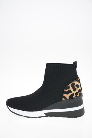 MICHAEL Fabric SKYLER Sock Sneakers with horsehair applications