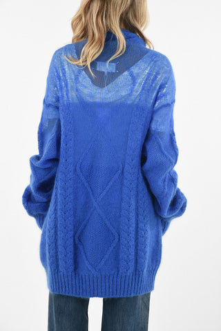 MM0 Aran Oversize Turtleneck Sweater