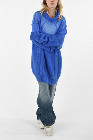 MM0 Aran Oversize Turtleneck Sweater