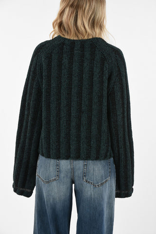 MM6 Cable Knit Crew-neck Sweater