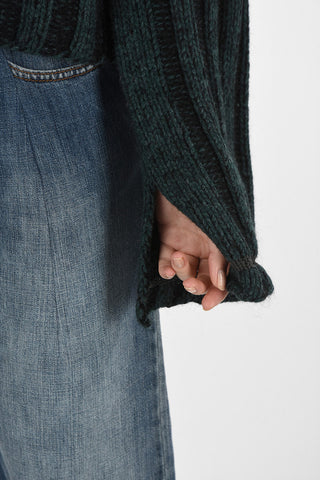 MM6 Cable Knit Crew-neck Sweater