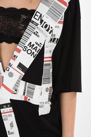 MM0 Oversize V-Neck T-shirt
