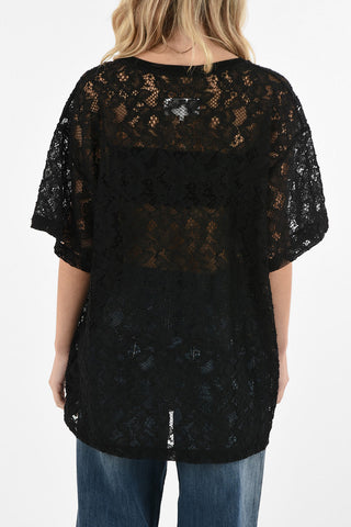 MM6 Macrame Lace T-shirt