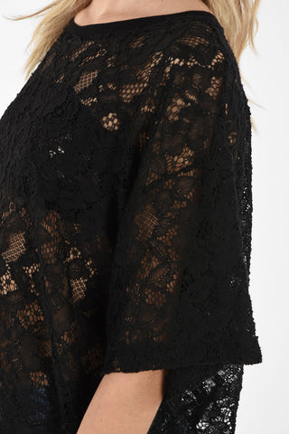 MM6 Macrame Lace T-shirt