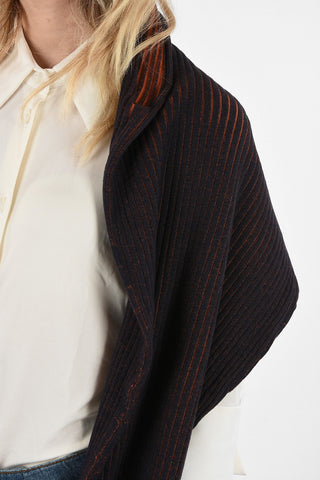 MM6 Striped Knit a Righe Shrug