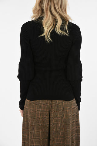 MM4 Ribbed V-Neck Sweater