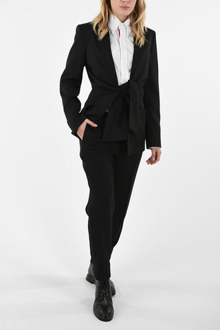 Blazer VENERE in Lana Vergine Con Chiusura Fiocco 