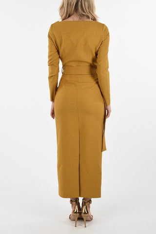 Belted BUSTIER Midi Dress