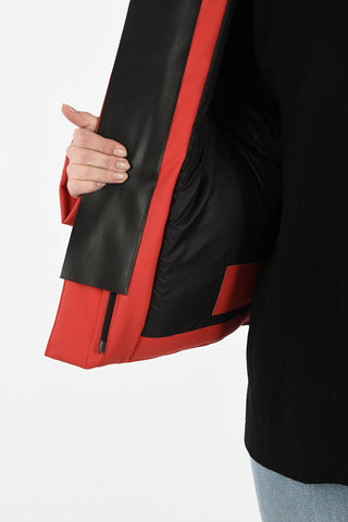 Bomber Crop con Cappuccio