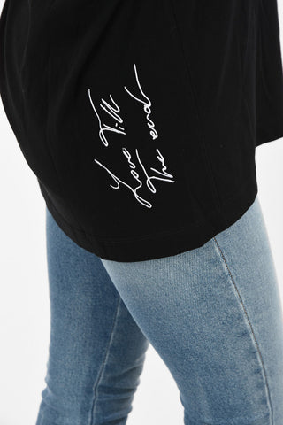 Cotton LOVE Open Back T-Shirt