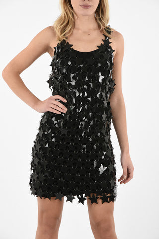 Mini Dress With Stars Applications 