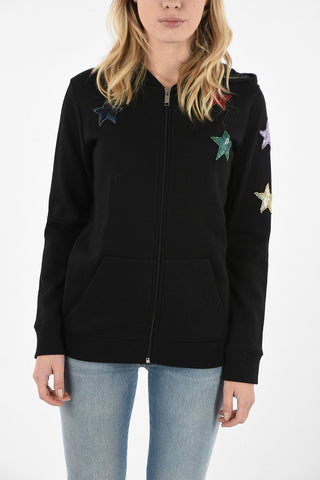 GARAVANI Hoodie with Sequined Embroideries