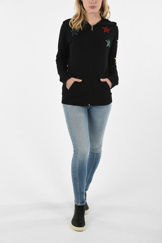 GARAVANI Hoodie with Sequined Embroideries