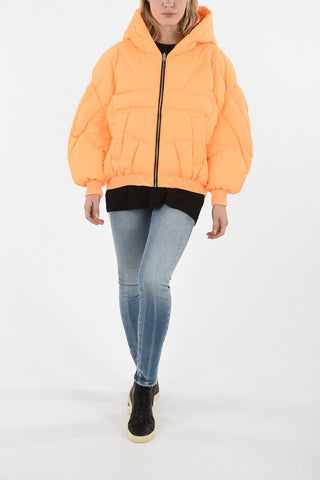 Cropped Down Jacket with Hood