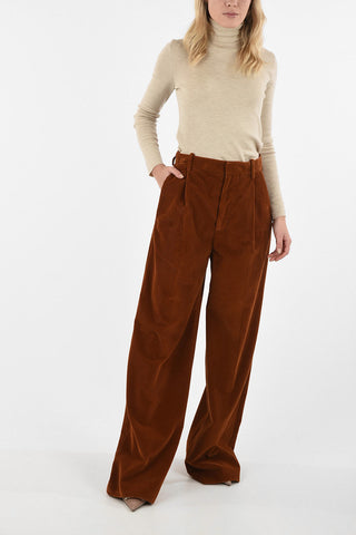 Corduroy High Waist Palazzo Pants