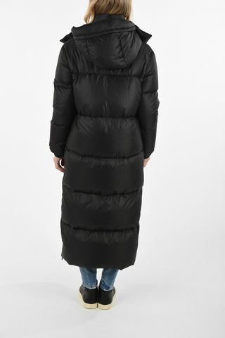 Hooded Down Jacket BLODWYN ERREseven-eights length