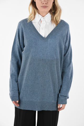 Maglia Scollo a V in Cashmere 