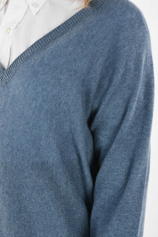 Maglia Scollo a V in Cashmere 