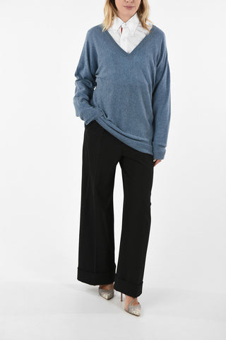Maglia Scollo a V in Cashmere 