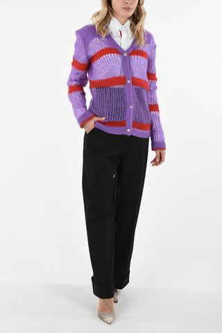 Horizontal Striped Cardigan