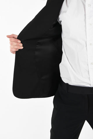 Blazer Reverse a Lancia con Dettaglio Drappeggiato