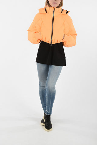 Cropped Down Jacket with Hood