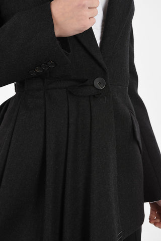 Blazer Revers a Lancia con Drappeggio