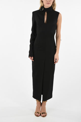 Unstructured Split-Front Dress