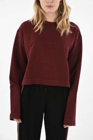 Felpa Crop ODICE Girocollo