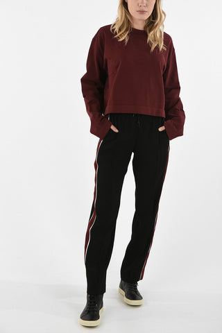 Felpa Crop ODICE Girocollo