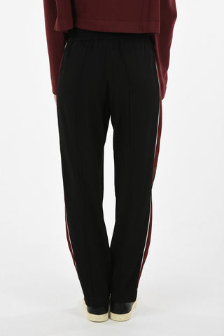 Single Pleat joggers with drawstring
