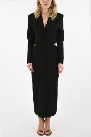 Open Back Midi shirtdress
