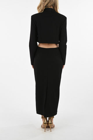 Open Back Midi shirtdress